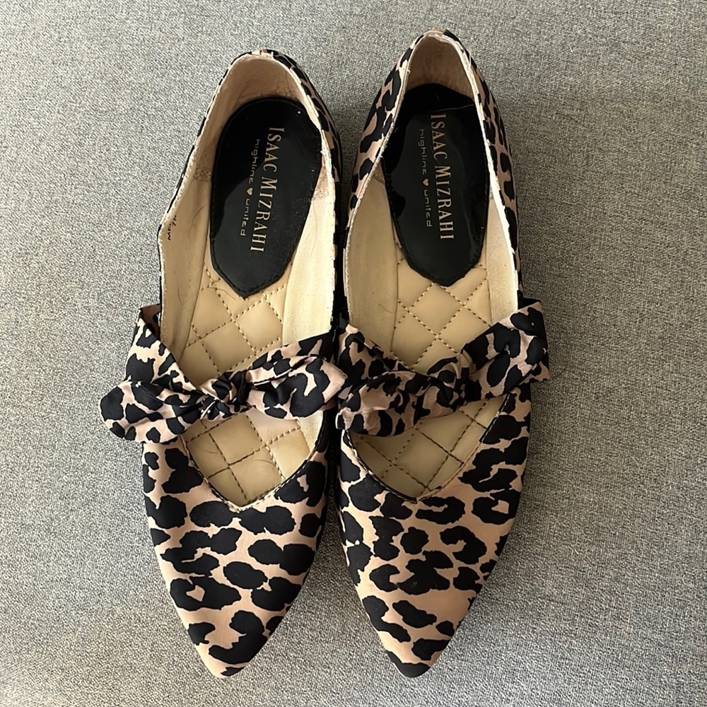 Isaac Mizrahi cheetah print flats